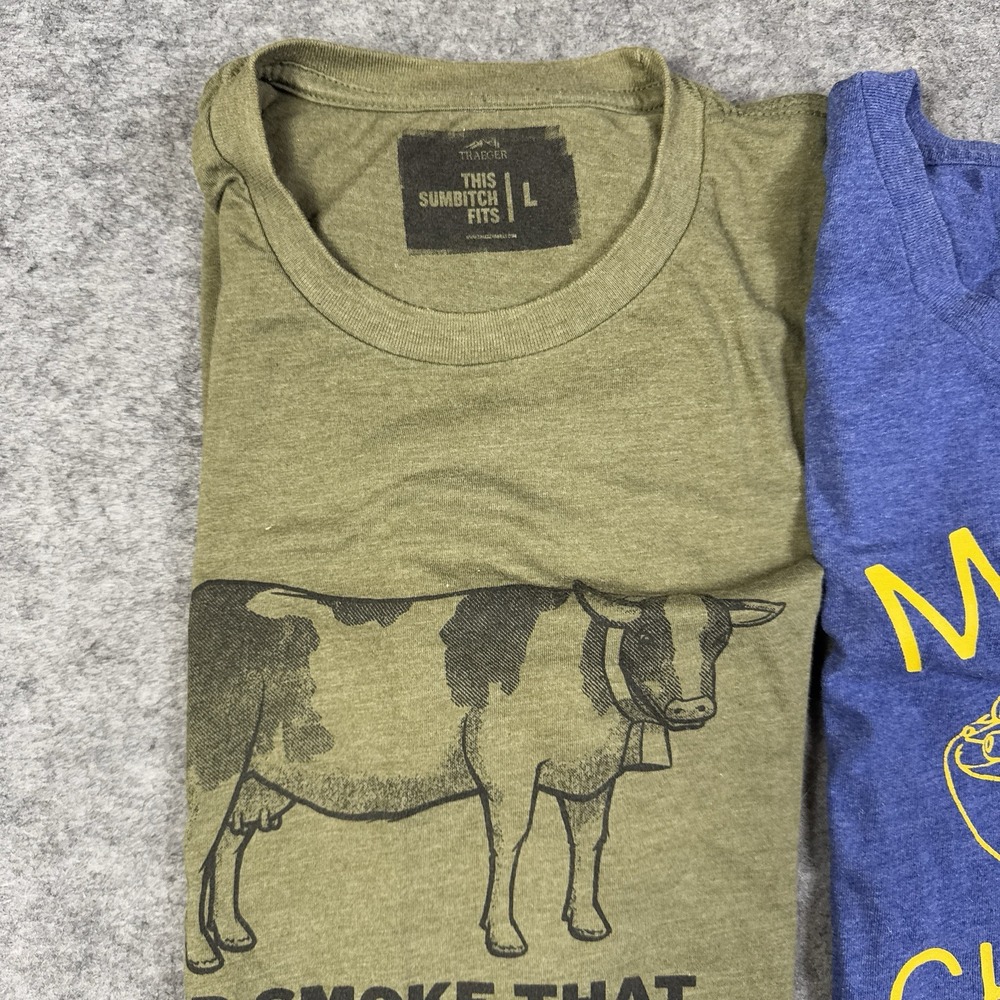 Food T Shirt Mens Medium Large Chef Orchard Mac Cheese Peppers Lot Bundle of 5 - Picture 5 of 10
